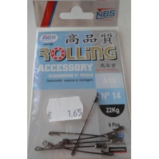 Destorcedores NBS Rolling Especial p/ Montagens A10 Nº14 22Kg 6Pcs